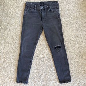 Citizens of Humanity Rocket mid rise skinny charcoal denim jean